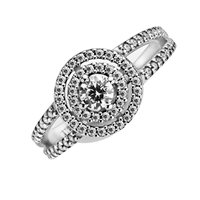 Anello Pandora Donna Pandora Timeless in Argento Zirconia 199408C01-48 - 199408C01-52